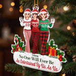 Custom Christmas Friends Gifts - Personalized Acrylic Ornament