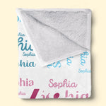 Custom Name Gifts for Kids - Personalized Blanket