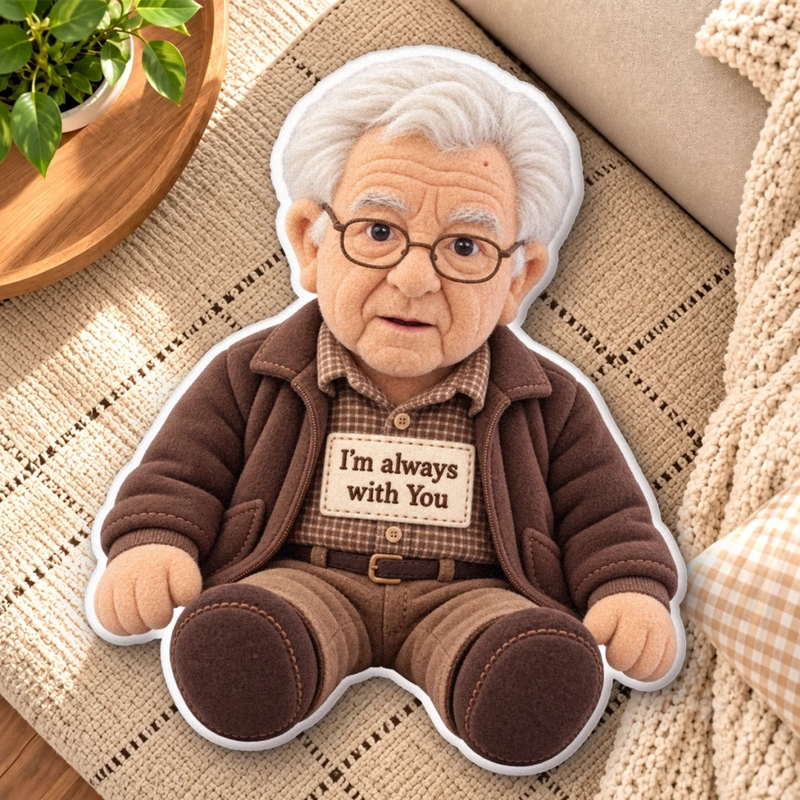 Custom Photo Grandma Gifts - Personalized Shaped Pillow
