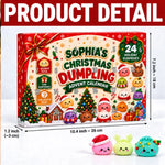 Custom Christmas Dumpling Gifts - Personalized Squishy Dumpling Advent Calendar