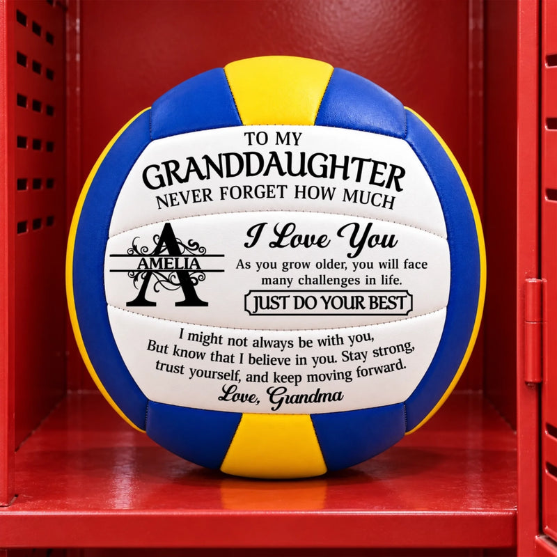 Custom Name Volleyball Gifts For Daughter, Granddaughter, Son, Grandson  - Personalized Volleyball