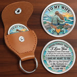 Custom To My Wife Love Message Anniversary Gifts - Personalized Pocket Hug