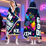 Custom Name Gaming Do Not Disturb Gifts for Gamers - Personalized Snuggle Blanket