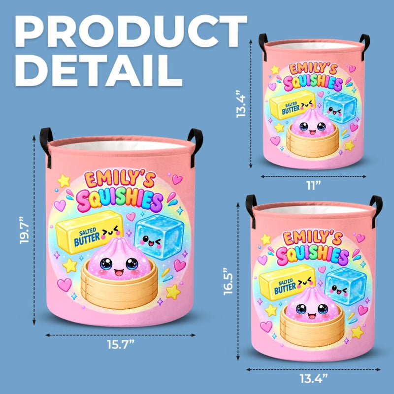 Custom Dumpling Squishy Gifts For Kids - Personalized Laundry Basket