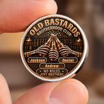 Custom Name Old Bastards Brother Club Gifts for Brothers - Personalized Pocket Hug