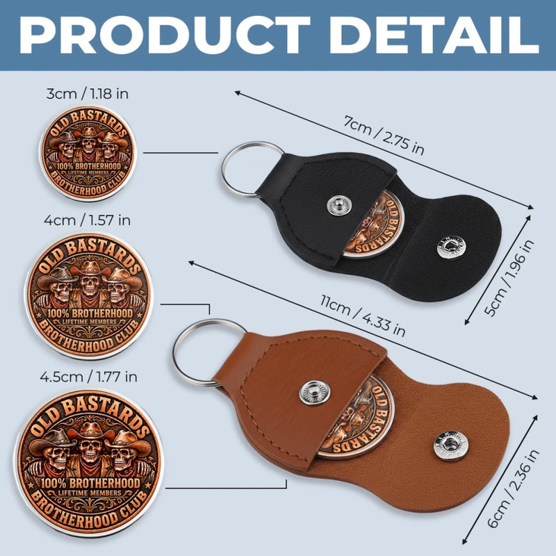 Custom Name Brotherhood Gifts for Brothers - Personalized Pocket Hug Token