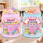 Custom Name Squishies Store Gifts for Kids - Personalized Laundry Basket