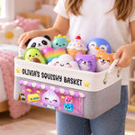 Custom Squishy Shop Gifts for Kids - Personalized Storage Basket