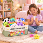 Custom Squishy Shop Gifts for Kids - Personalized Storage Basket