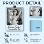 Custom Photo Drive Safe Couple Gifts - Personalized Car Visor Clip