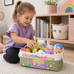 Custom Name Squishies Gifts for Kids - Personalized Storage Basket