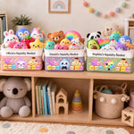 Custom Name Kawaii Squishy Toy Gifts for Kids - Personalized Storage Basket