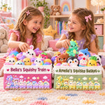 Custom Name Happy Express Squishy Train Gifts For Kids - Personalized Storage Basket