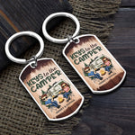 Custom Keychain - Personalized Anniversary Wedding Gifts For Husband, Wife, Campers - Keys To The Camper