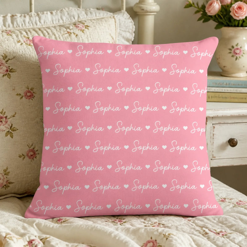 Custom Name Pattern Family Gifts - Personalized Pillow