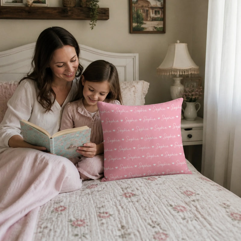 Custom Name Pattern Family Gifts - Personalized Pillow