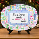 Custom Name Mahjong Snack Party Gifts - Personalized Platter