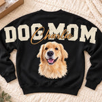 Custom Photo Name Dog Lover Gifts - Personalized Arm To Arm Sweatshirt