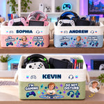 Custom Photo Gaming Gifts for Kids - Personalized Storage Basket