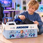 Custom Photo Gaming Gifts for Kids - Personalized Storage Basket