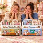 Custom Name Sewing Machine Gifts For Sewer, Seamstresses, Women - Personalized Storage Basket