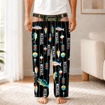 Custom Name Hook and Lure Gifts for Men - Personalized Pajama Pants
