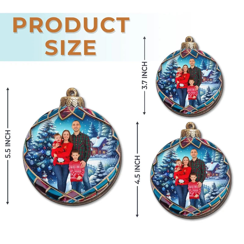 Custom Photo Baby’s First Christmas Gifts For Kids - Personalized Ornament