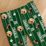 Custom Pet Photo Sports Gifts For Dog and Cat Lovers - Personalized Pajamas Pants