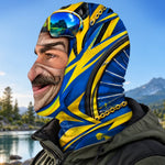 Custom Funny Mountain Biking Face Gifts for Cyclists - Personalized Ski Mask