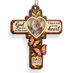 Custom Photo Memorial Loved One Tribute - Personalized Wooden Ornament