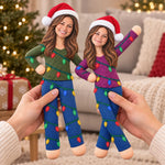 Custom Photo Christmas Light Poseable Doll Holiday Gifts For Sisters, Coworkers And Family - Personalized Poseable Plush Doll