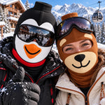 Custom Funny Animal Face Skiing Gifts For Men, Women - Personalized BlockHead Ski Mask