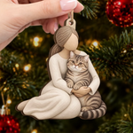 Custom Pet Photo Christmas Gifts for Pet Lovers - Personalized Wooden Ornament