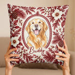 Custom Photo Pet Memorial Christmas Gifts For Dog And Cat Lovers - Personalized Pillow