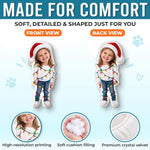 Custom Photo Christmas Gifts for Kids - Personalized Shaped Pillow