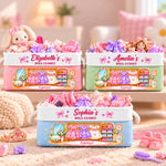 Custom Name Doll Closet Gifts For Kids & Girls - Personalized Storage Basket