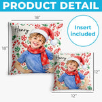 Custom Photo Christmas Gifts For Kids - Personalized Pillow