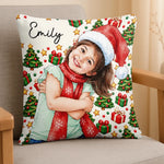 Custom Photo Christmas Gifts For Kids - Personalized Pillow