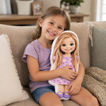 Custom Photo Crochet-Style Family Doll Gifts - Personalized Shaped Pillow