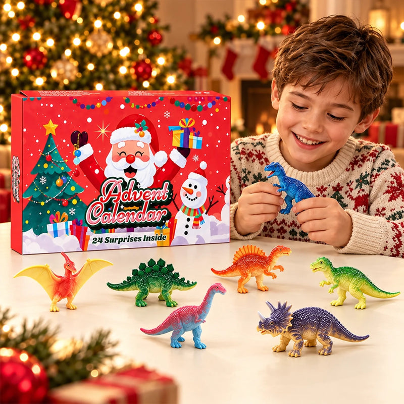 Christmas 24 Days of Dinosaur Surprises - Dinosaur Advent Calendar