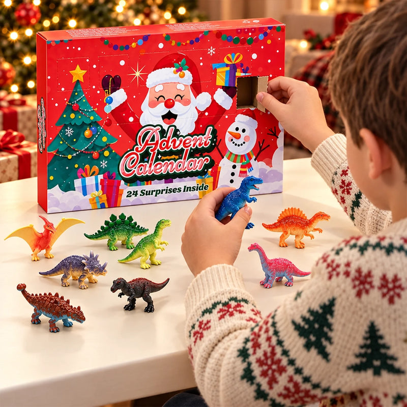 Christmas 24 Days of Dinosaur Surprises - Dinosaur Advent Calendar