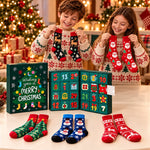 24 Days Surprise Xmas Gifts - Christmas Sock Advent Calendar
