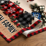 Custom Name Christmas Family Gifts - Personalized Table Runner