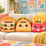 Custom Name Taco Gifts for Kids - Personalized Shaped Pillow