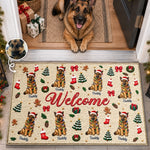 Custom Pet Photo Christmas Gifts For Dog Lovers - Personalized Decorative Mat