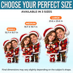 Custom Photo Christmas Gifts for Couples - Personalized Shaped Pillow