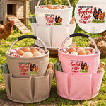 Custom Name Farm Fresh Eggs Gifts For Chicken Keepers - Personalized Tool Bag