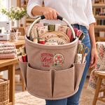 Custom Name Stitched With Love Craft Gifts - Personalized Tool Bag