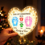Custom Name First Christmas Gifts For Families - Personalized LED Tree Topper