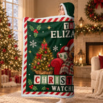 Custom Name Christmas Gifts For Movie Lovers - Personalized Snuggle Blanket